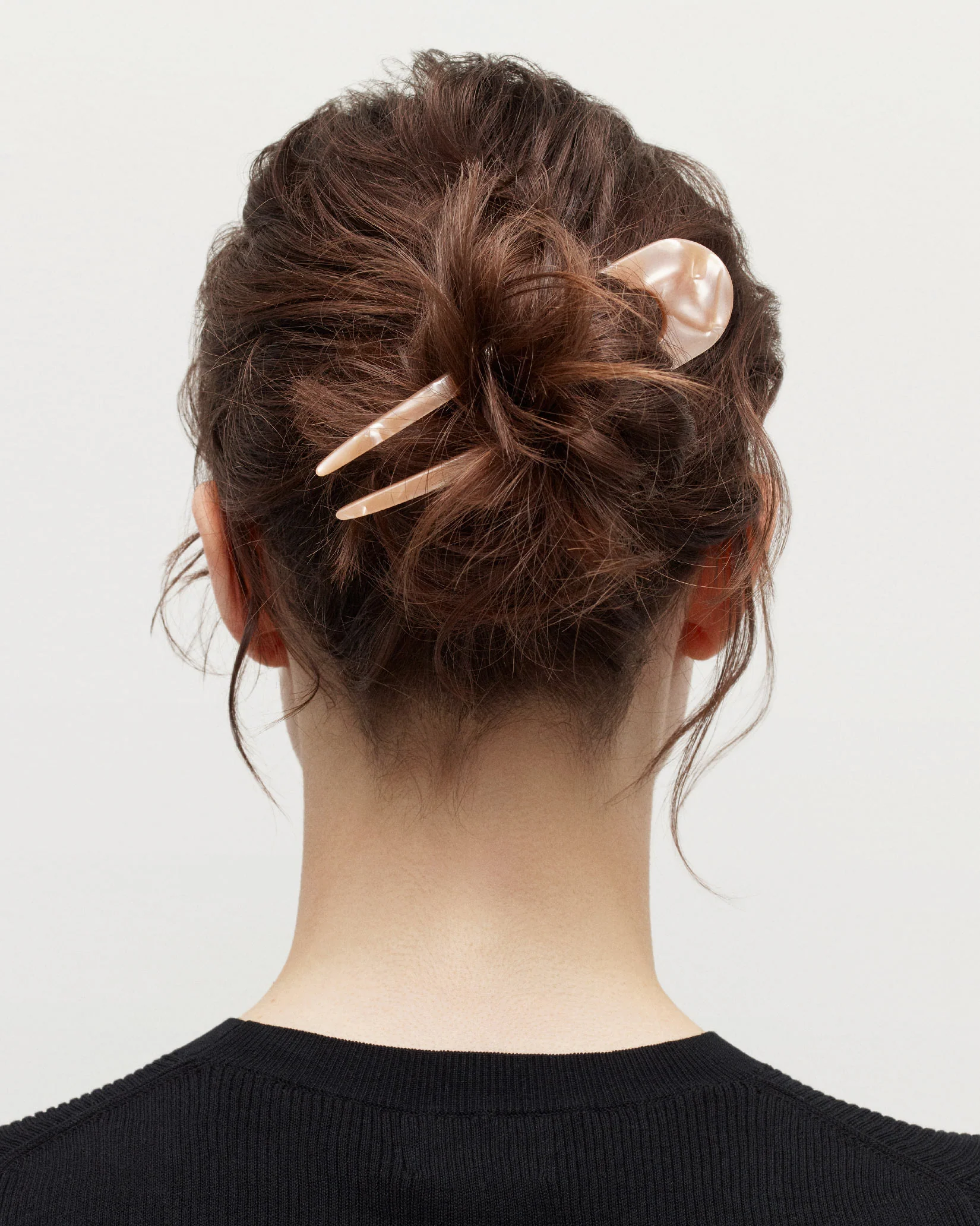 French Hair Pin in Algae - Image 3
